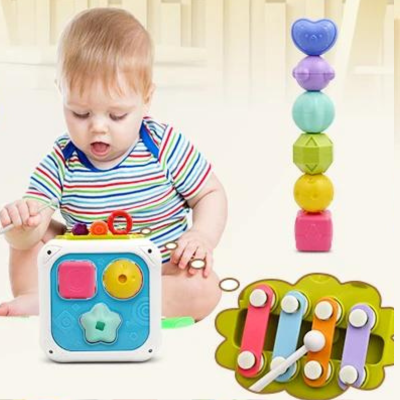 Cube d'activité bébé "Cubiactiv™ "