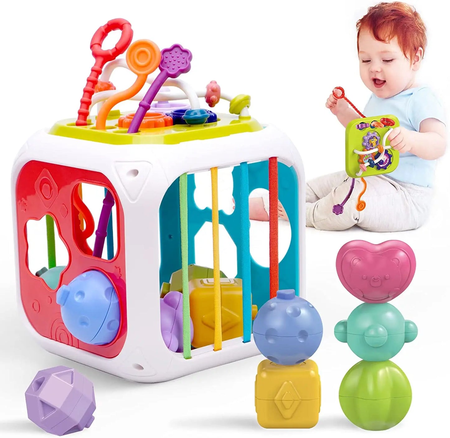 Cube d'activité bébé "Cubiactiv™ "