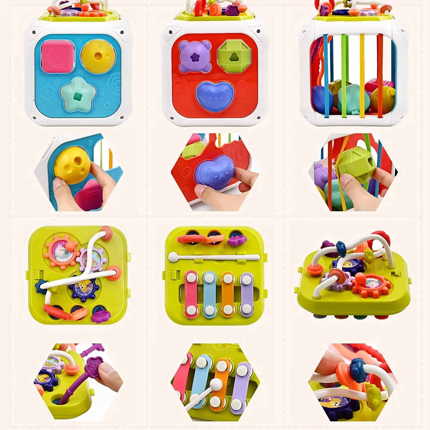 cube d'activité bébé