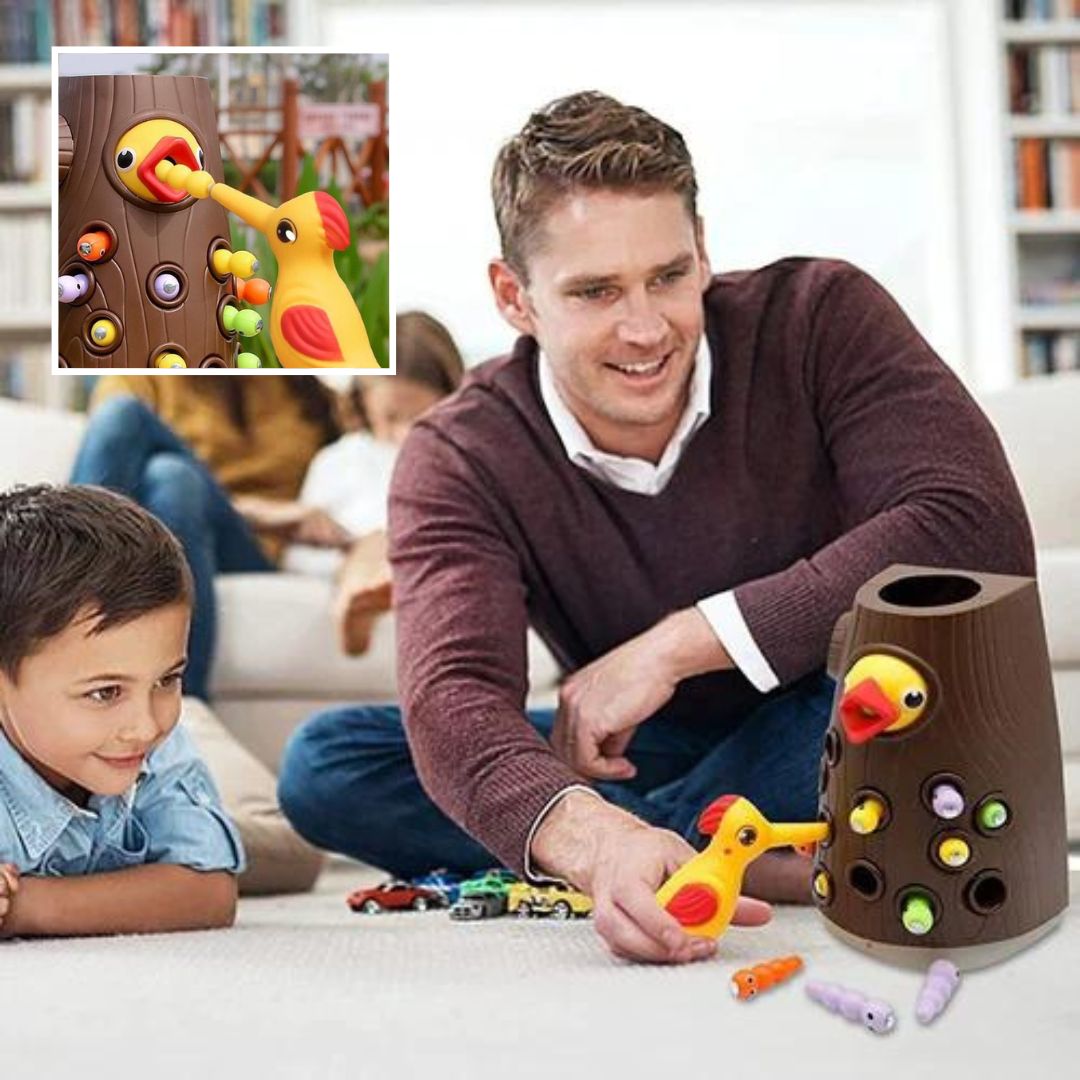 jeu de motricité attrape ver