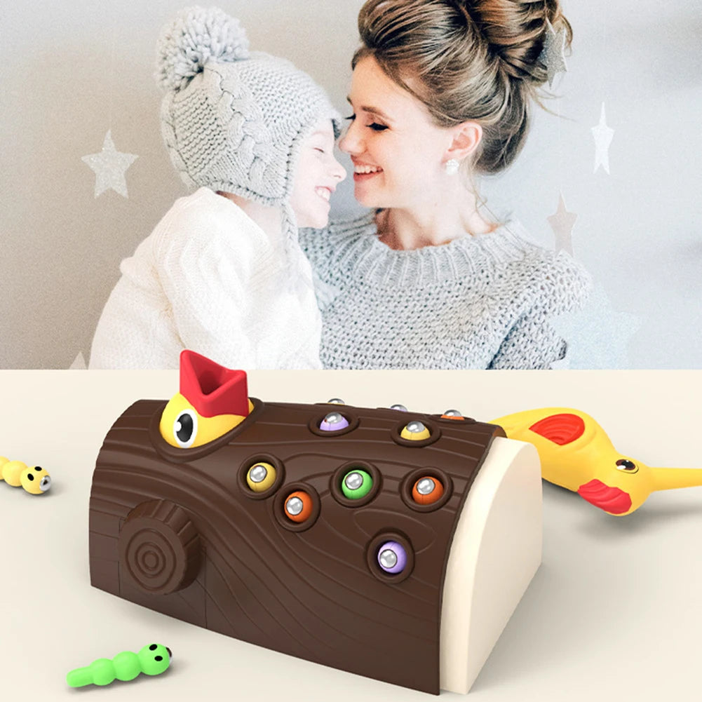 jeu de motricité attrape ver