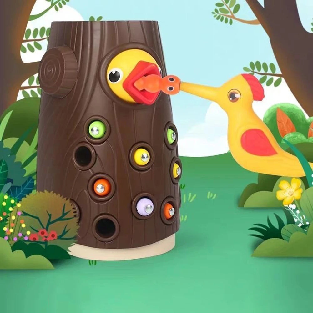jeu de motricité attrape ver