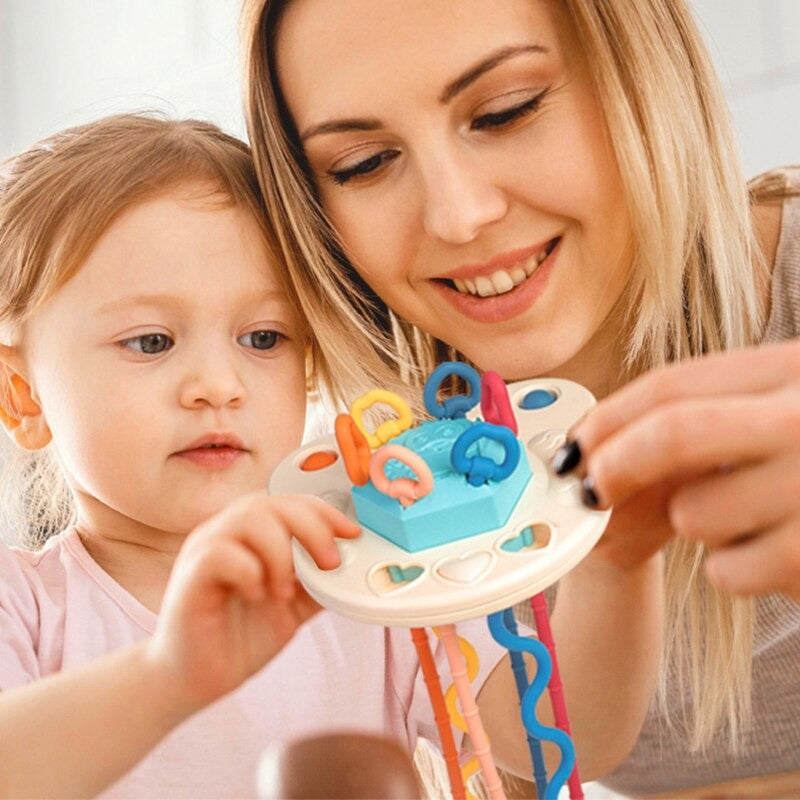 Jouet d'éveil et dentition amusant émotion en famille