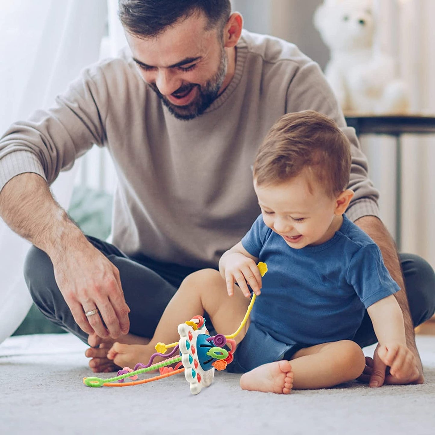 Sens & theet -Jouet Montessori idéal pour le développement sensoriel & dentition
