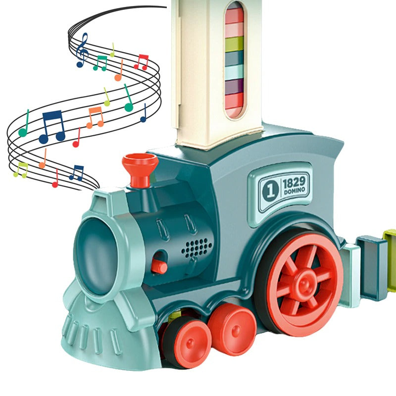 train à dominos automatique son de train à vapeur